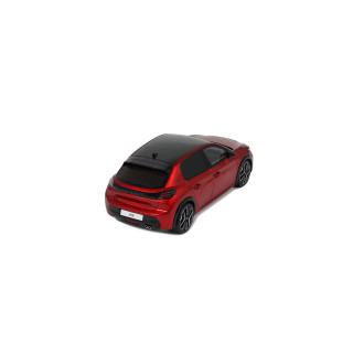 Peugeot 208 GT Hybrid Red Elixir 2024 OttO mobile 1:18 Resinemodell (Türen, Motorhaube... nicht zu öffnen!)